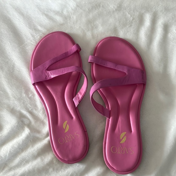 NWOT Sarto by Franco Sarto pink gwyneth sandal - Picture 1 of 5